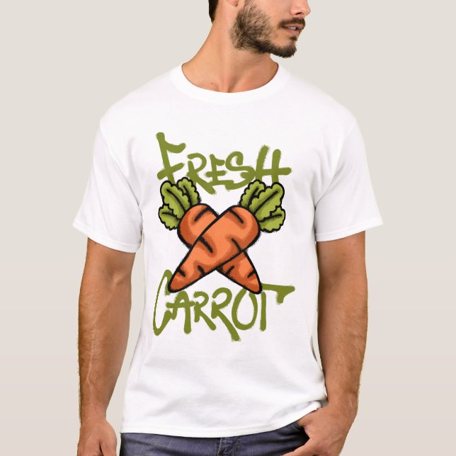 Fresh Carrots streetwear T Shirt (Framsida)