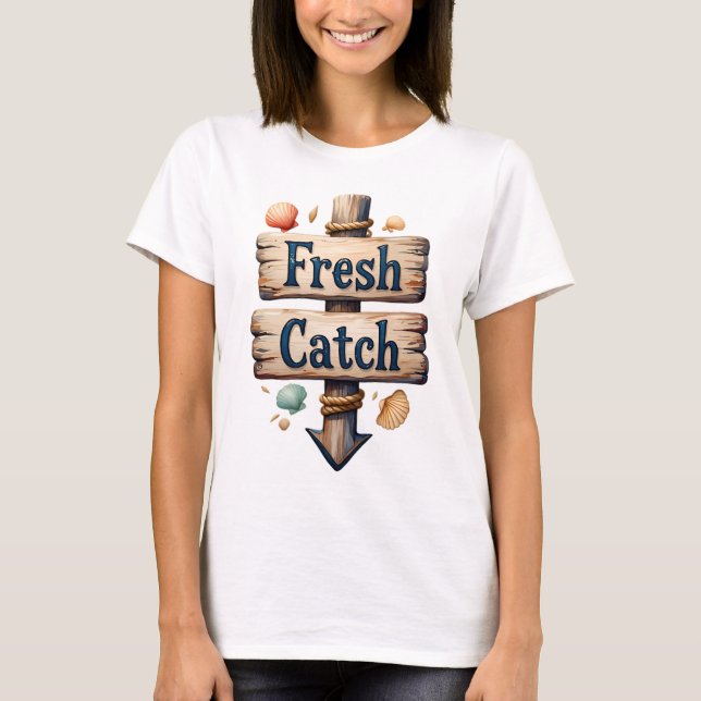 Fresh Catch Delight T Shirt (Framsida)