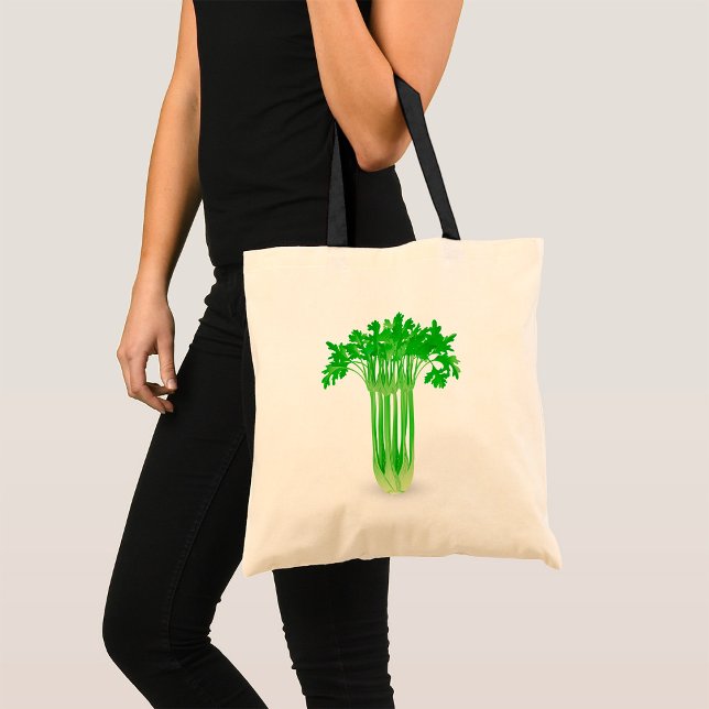 Fresh Celery Tote Bag Tygkasse (Skapare uppladdad)