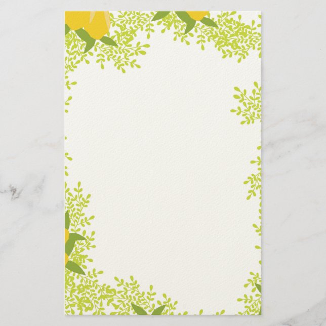 Fresh & Cheerful Writing Paper Brevpapper (Framsida)