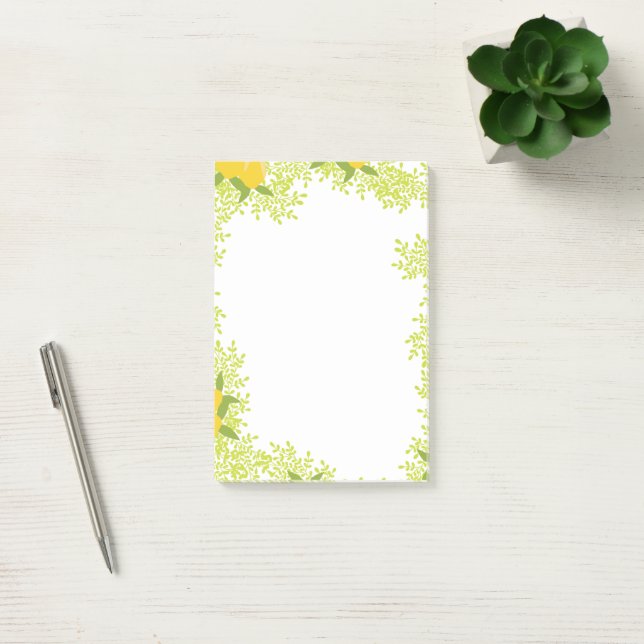 Fresh & Cheerful Writing Paper Post-it Block (Kontor)