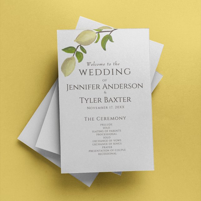 Fresh Citrus Painted Lemons Modern Mediterranean (Skapare uppladdad)