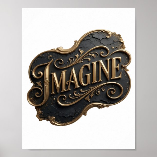 Fresh Gold IMAGINE Wearable Art Poster (Framsidan)