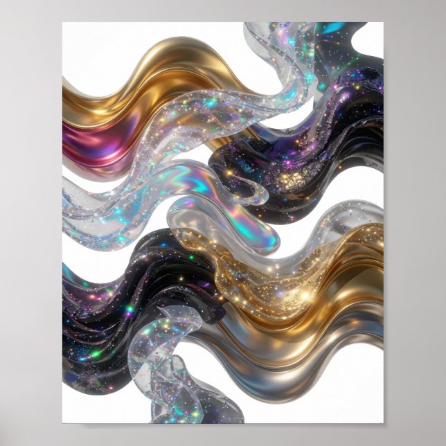 Fresh Gold UNIVERSE Text Design Poster (Framsidan)