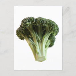 Fresh Jade Grönt Broccoli Floweret Closeup Photo Vykort