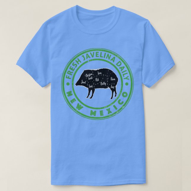 Fresh Javelina Daily New mexico Souvenir Gift T Shirt (Design framsida)