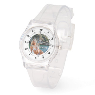 FRESH! 💧 Klar silikontöjelesklocka Armbandsur