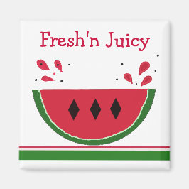 Fresh N'Juicy Watermelon Magnet