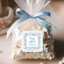 Fresh off the Market Blå Bröllopsdusch