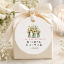 Fresh Off the Market Blommig Kruk Bröllopsdusch