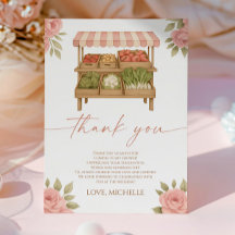 Fresh Off The Market Bondemarknad Bröllopsdusch