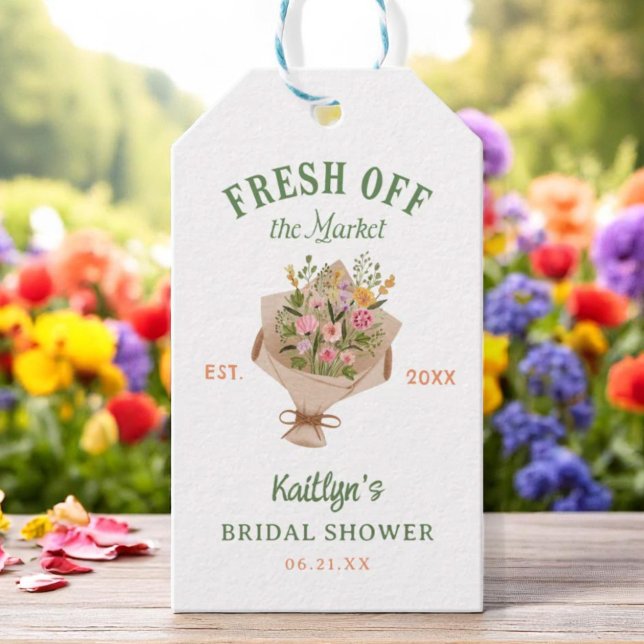 Fresh Off The Market Bondgasmärke på Bondens Markn Presentetikett (Skapare uppladdad)