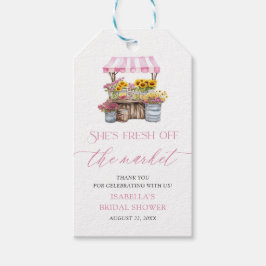 Fresh Off The Market Bondgasmöte på marknadshallen Presentetikett