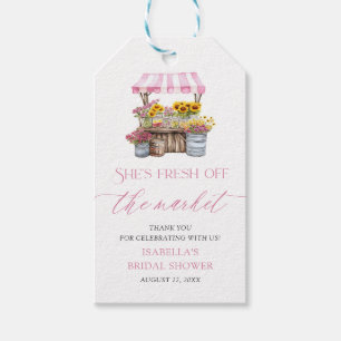 Fresh Off The Market Bondgasmöte på marknadshallen Presentetikett