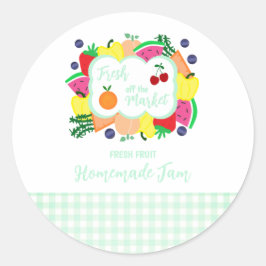 Fresh Off The Market Bröllopsdusch Hemlagad Sylt Runt Klistermärke