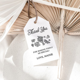 Fresh Off The Market Bröllopsdusche, Bondens Markn Presentetikett