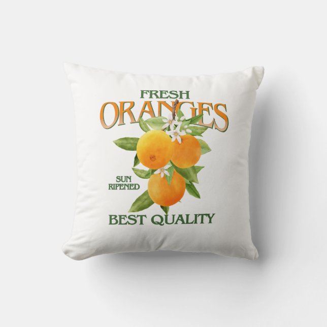 Fresh Oranges - Best Quality Kudde (Framsida)