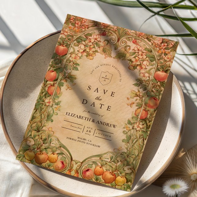 Fresh Orchard Botanical Wedding Spara Datumet (Skapare uppladdad)