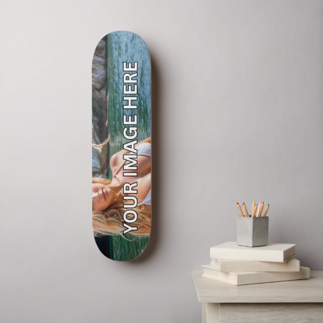 FRESH! 🛹 Personlig Skateboard Dekordesign (Väggkonst)