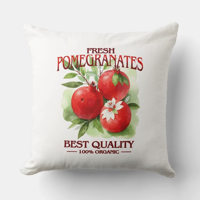 Fresh Pomegranates - Best Quality Kudde (Framsida)