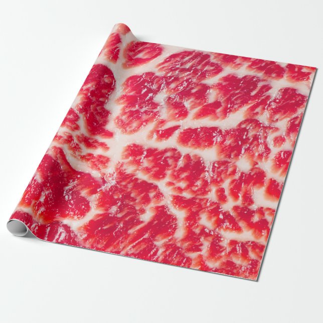 Fresh raw beef steak marbled meat texture close up presentpapper (Utrullad)