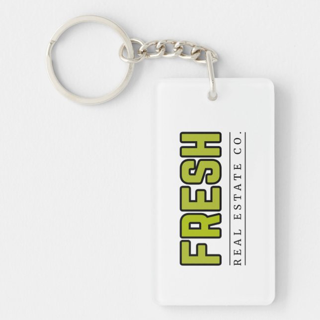 FRESH rectangle keychain (Framsidan)