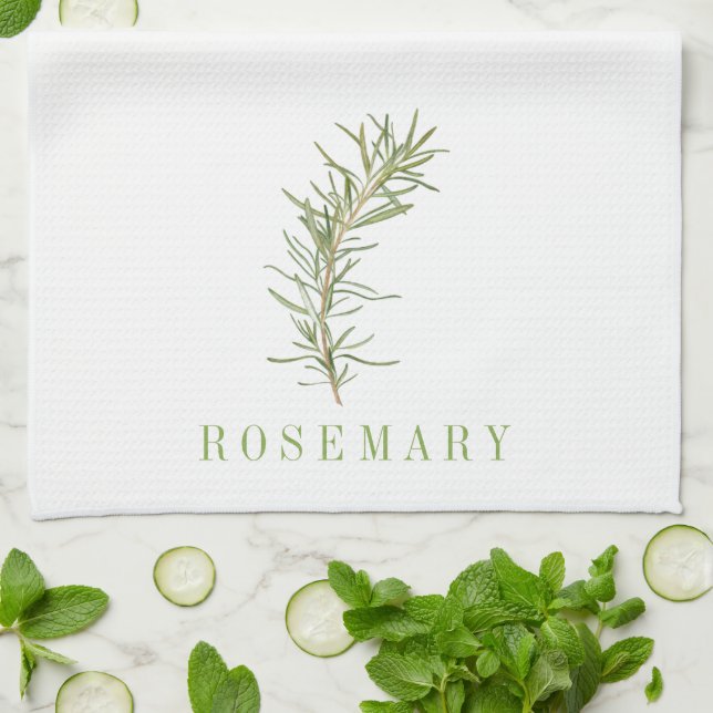FRESH ROSEMARY Kitchen Towel Kökshandduk (Vikta)