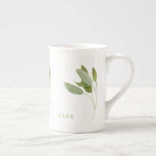 FRESH SAGE Bone China Mugg Benporslin Mugg