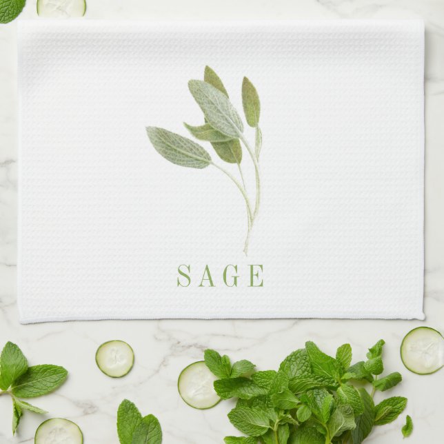 FRESH SAGE Kitchen Towel Kökshandduk (Vikta)