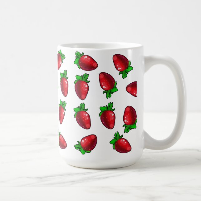 Fresh Strawberries Kaffemugg (Höger)