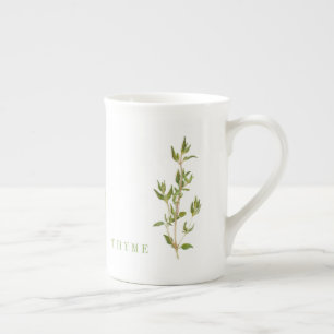 FRESH THYME Bone China Mugg Benporslin Mugg