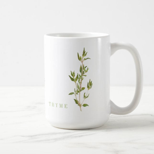 FRESH THYME Tall White Mugg (Höger)