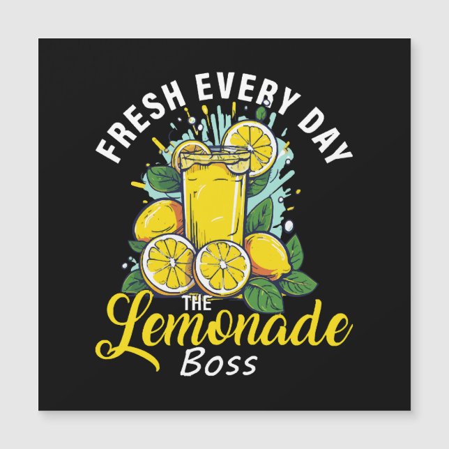Fresh varje dag Lemonade Boss (Framsida)