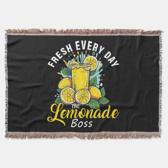 Fresh varje dag Lemonade Boss Filt (Framsidan)
