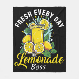 Fresh Varje Dag Lemonade Boss Fleecefilt