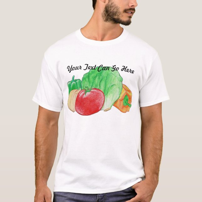 Fresh Veggies Shirt T-shirt (Framsida)