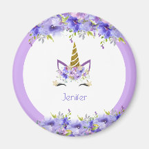 Fresh Violet Unicorn Birthday-Dekorationer