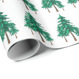 Fresh Winter Evergreens Presentpapper