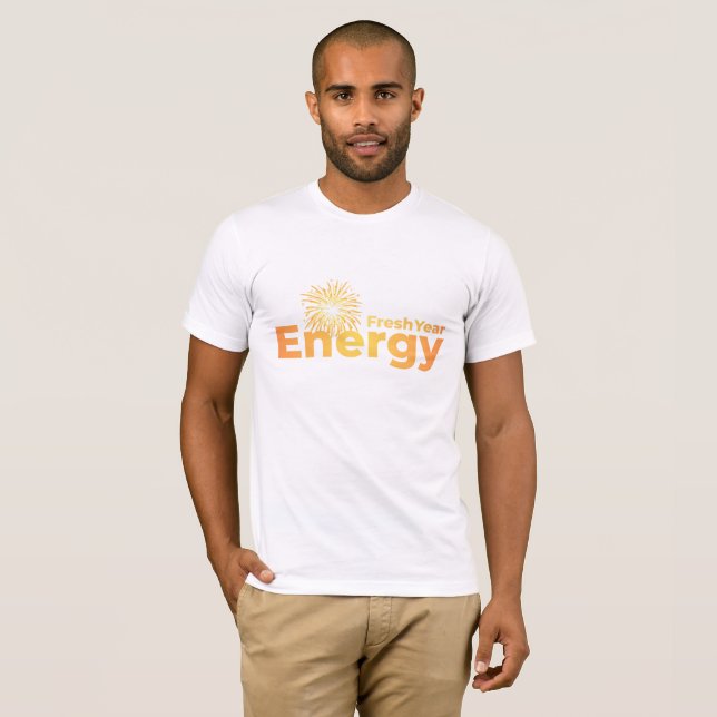 Fresh Year Energy T Shirt (Hel framsida)