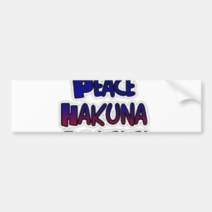 Freshakuna Matata Gradient Art Bildekal