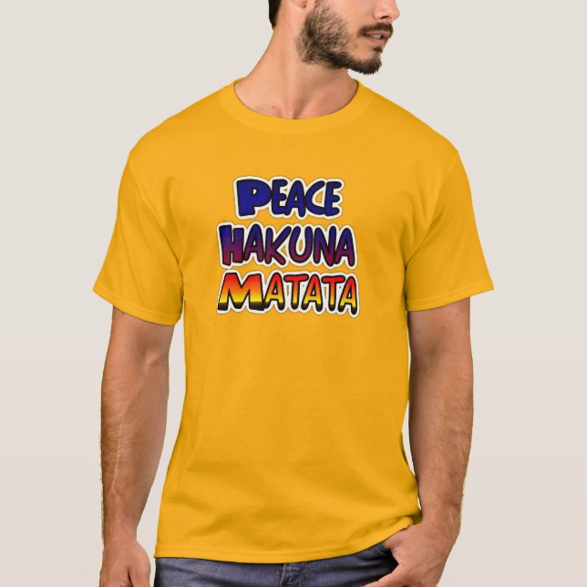 Freshakuna Matata Gradient Art T-shirt (Framsida)
