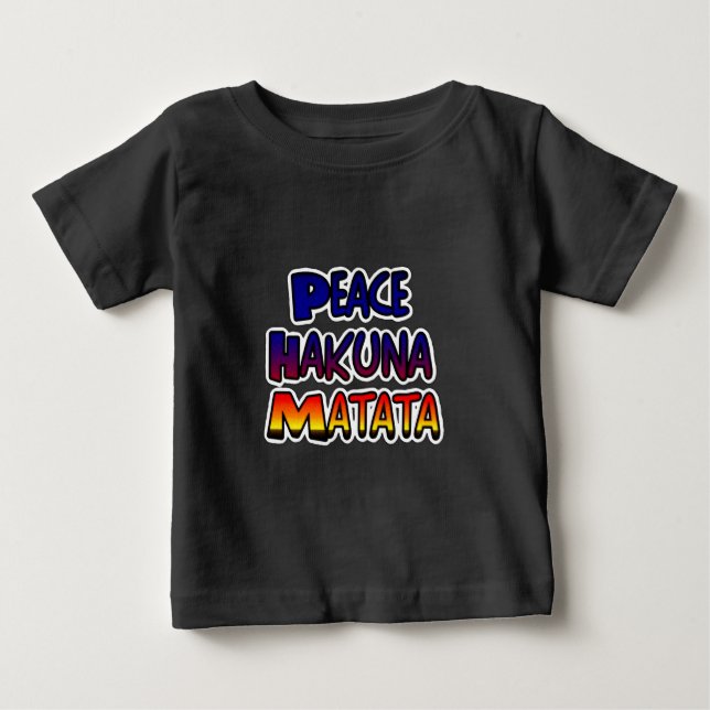 Freshakuna Matata Gradient Art Tee Shirt (Framsida)