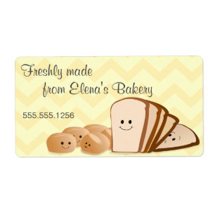 Freshly Baked Bread Avery-etikett Fraktsedel