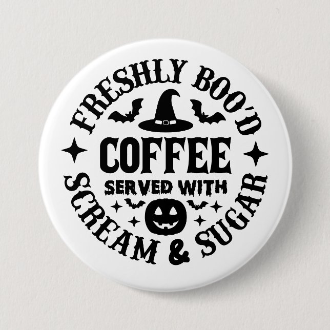 Freshly Boo’d Coffee Served with Scream & Sugar Knapp (Framsida)