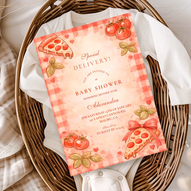 Freshly Delivered Baby Shower Inbjudningar (Skapare uppladdad)