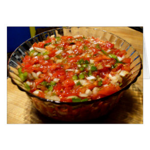 Freshly Made Salsa Hälsningskort