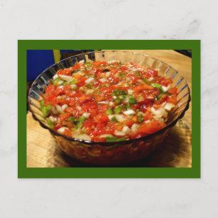 Freshly Made Salsa Vykort