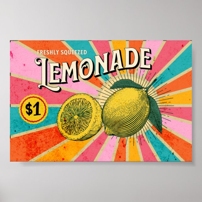 Freshly Squeezed Lemonade Poster (Framsidan)