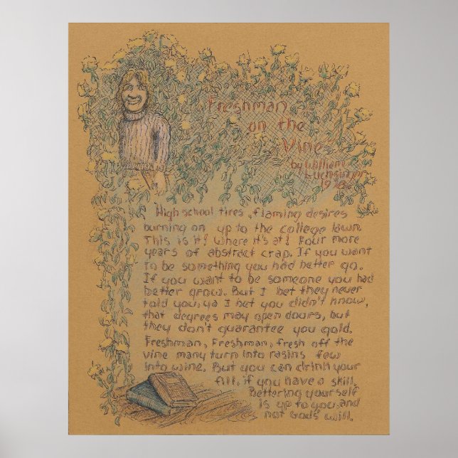 Freshman på vinet - Poster (Framsidan)