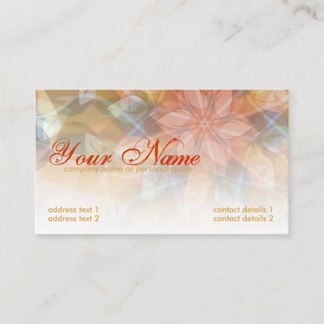 Freshsjens Affärskort Visitkort (Framsida)